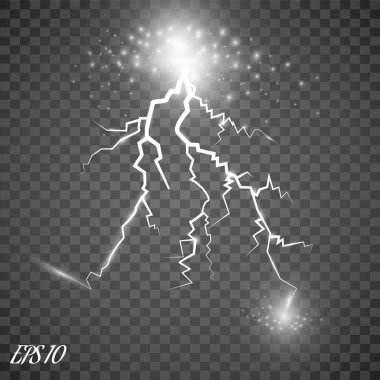 Elektrik şarj vektör. Saydam bir arka plan üzerinde çizimler.