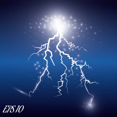 Elektrik şarj vektör. Saydam bir arka plan üzerinde çizimler.