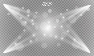 Vektör şeffaf arka plan bulanık bokeh ile izole düşen kar etkisi.