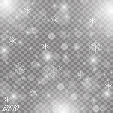 Parlak ışık efekti. Vektör çizimi. Noel flaşı. toz