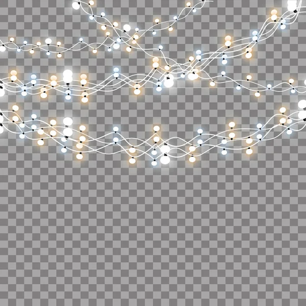 Lichteffekt Vektorillustration Weihnachtliches Blitzkonzept — Stockvektor