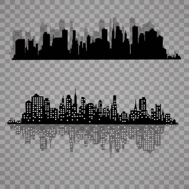 Şehir sahne gece zamanında