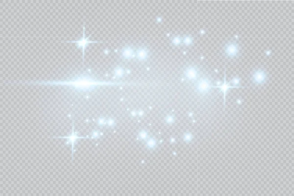 发光的效果 矢量图解 圣诞闪电概念 — 图库矢量图片