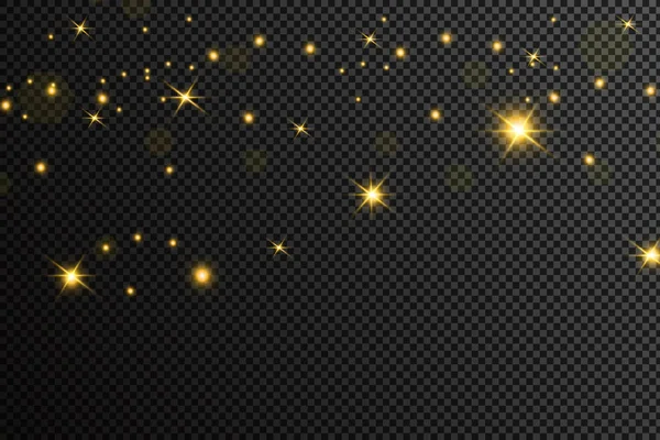 金粒子 发亮的黄色圆圈抽象的黄金奢侈品背景 — 图库矢量图片