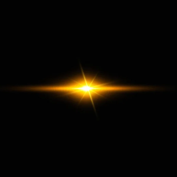 レーザー光 光の効果の美しい色 レーザーの明るさが輝いている — ストックベクタ