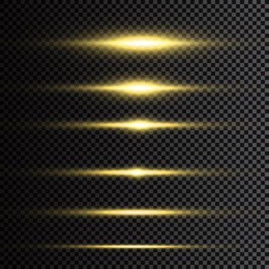 Işıltı ışık efekti ile soyut çizgiler. Özel ışık efektini parlat. Saydam arka planda parlayan çizgiler.