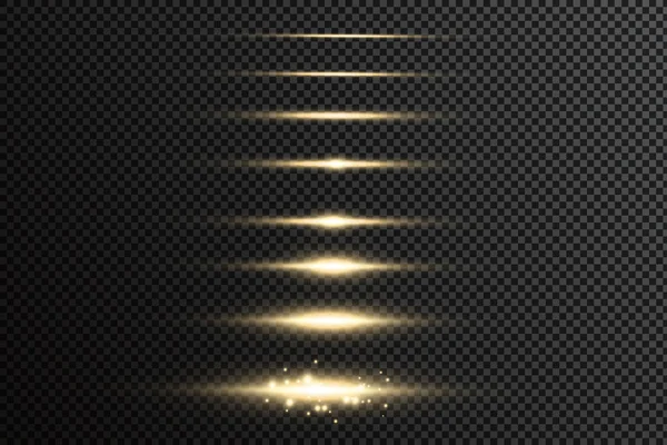 Abstracte Lijnen Met Gloed Lichteffect Gloed Speciaal Lichteffect Gloeiende Lijnen — Stockvector