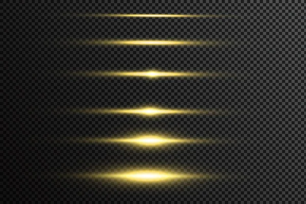 Abstrakta Linjer Med Glöd Ljuseffekt Glöd Speciell Ljuseffekt Glödande Linjer — Stock vektor