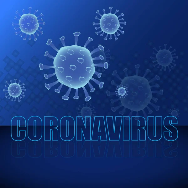 Moving Virus Multi Color Background3D Rendering Virus Bacteria Cells Background — Stock Vector