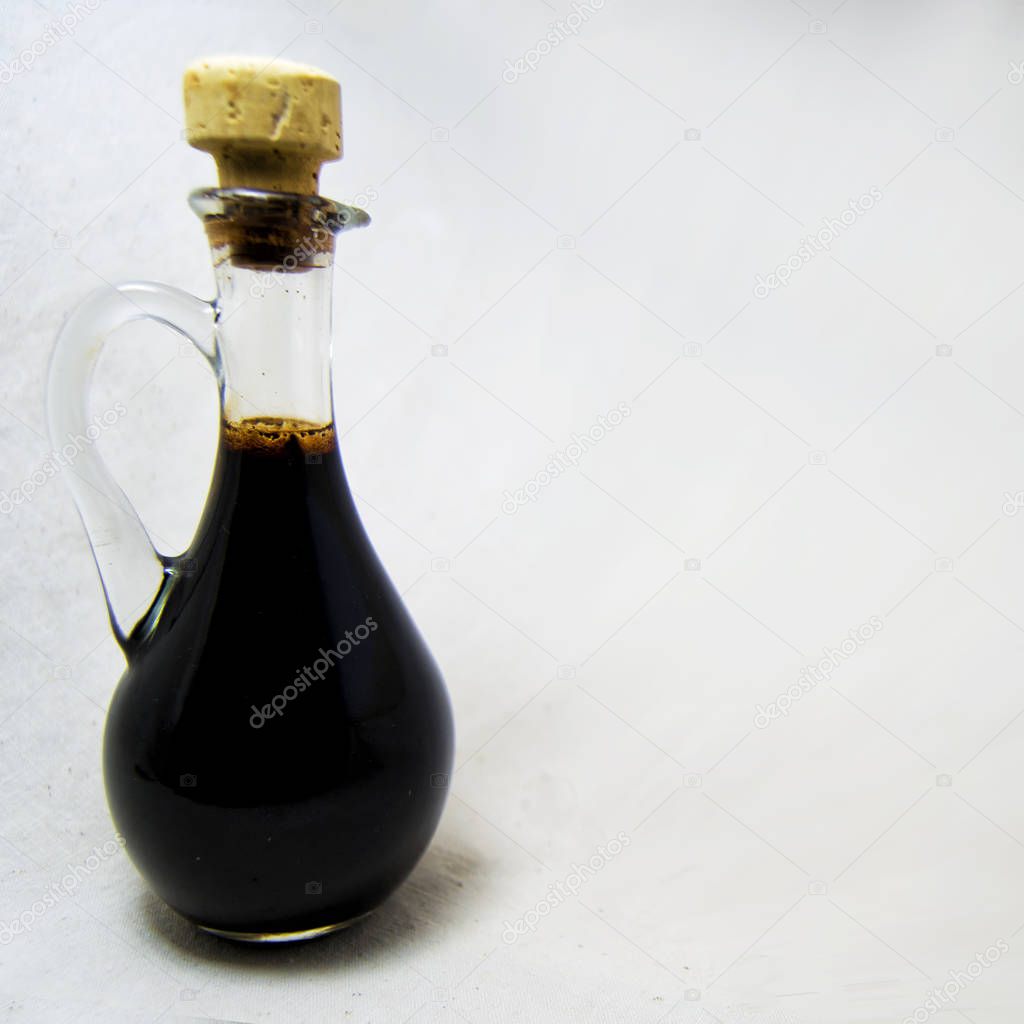 traditional balsamic vinegard of Modena, produced from cooked grape