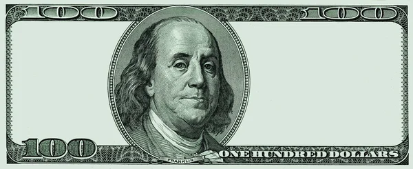 Papierwährungen Mit Einem Nennwert Von Hundert Dollar Der Usa Nach — Stockfoto