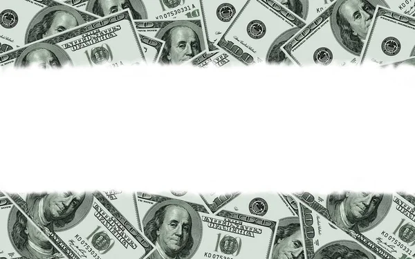 Background Paper Currencies Face Value One Hundred Dollars Usa Text — Stock Photo, Image