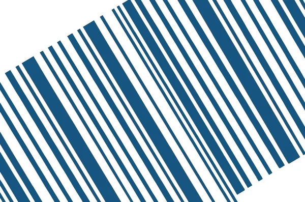 Čáry Čárového Kódu Modré Barvy Úhlopříčně Izolován Bílém Pozadí — Stock fotografie