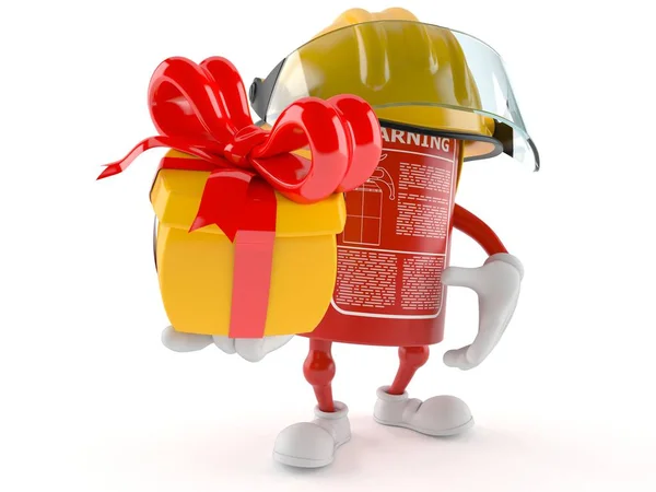 Yangın söndürücü karakter hediye ile