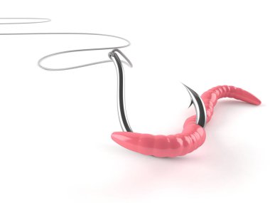 Kancalı solucan Balık tutma