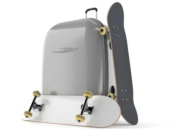 Skateboards avec bagages — Photo