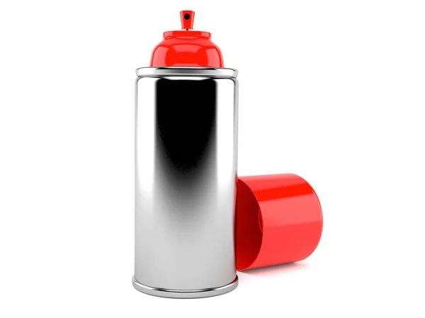 Lata de spray rojo — Foto de Stock