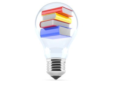 Ampul ile kitapları