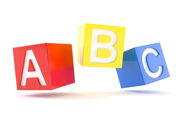 Blocs de jouets ABC — Photo