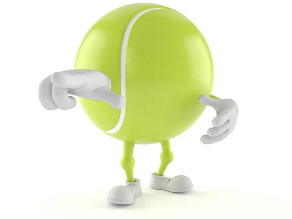 Tennisball-Charakter — Stockfoto