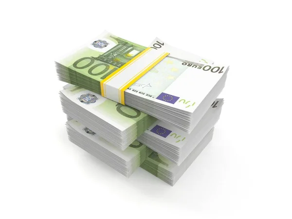Zásobník měny euro — Stock fotografie