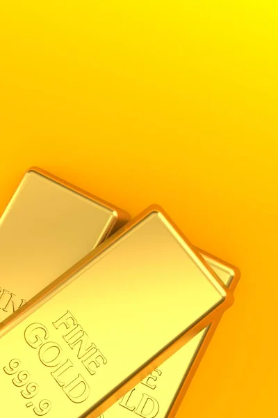 Gold ingots — Stock Photo, Image