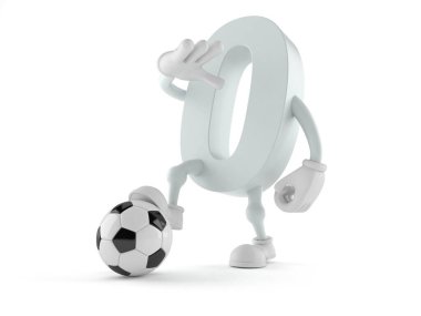 Futbol topunda sıfır karakter