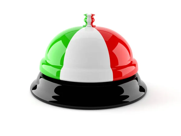 Hotel campana in bandiera italiana — Foto Stock