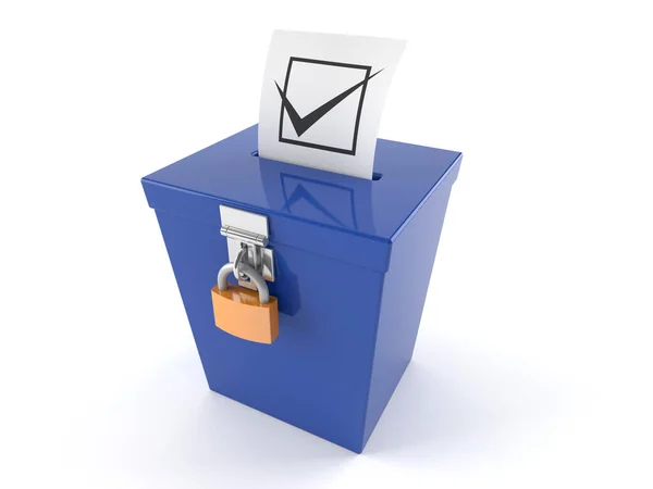 Ящик для голосования — стоковое фото