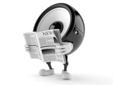 Sözcü karakter gazete okuyor.