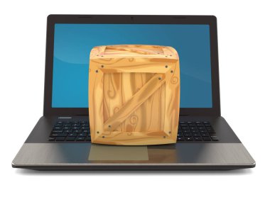 Dizüstü bilgisayarda kargo kutusu