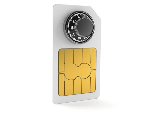 SIM-lock concept — Stockfoto