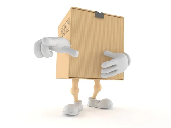 Package character — Stock Photo, Image