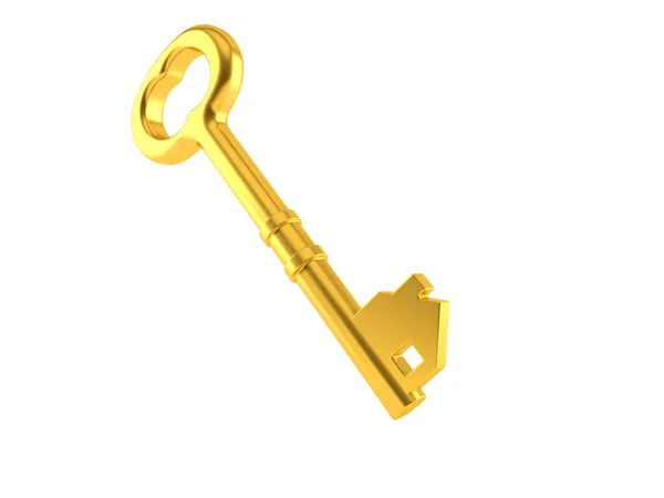 Golden key — Stock Photo, Image