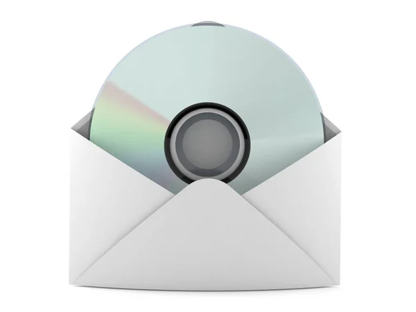 Zarfla küçük disk — Stok fotoğraf