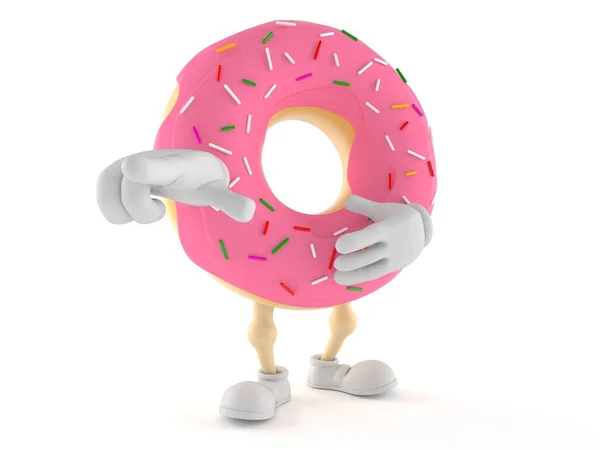 Donut-Charakter — Stockfoto