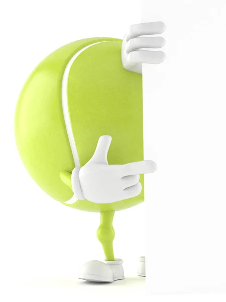 Personaje pelota de tenis — Foto de Stock