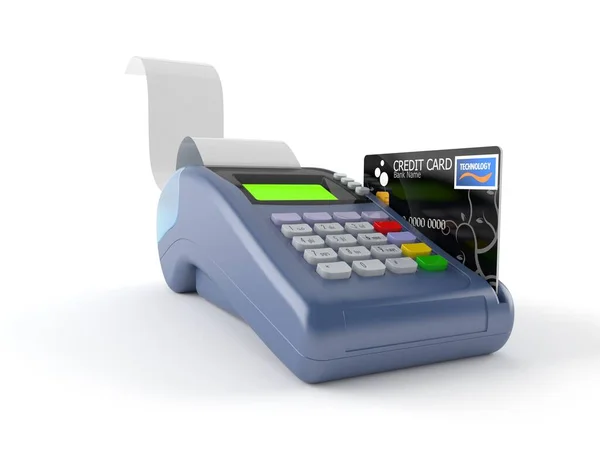 Leitor de cartão de crédito — Fotografia de Stock