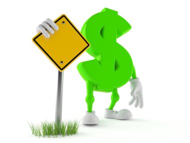 Boş yol işareti olan dolar karakteri