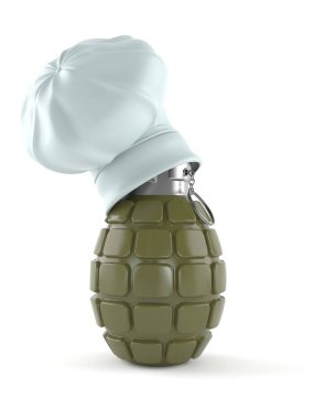 El bombasıyla pişirme şapkası