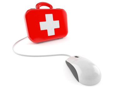 Bilgisayar fareli ilk yardım çantası