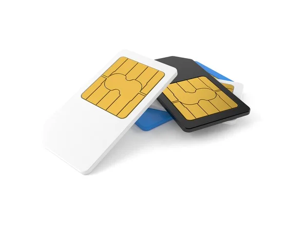 SIM kartlar — Stok fotoğraf