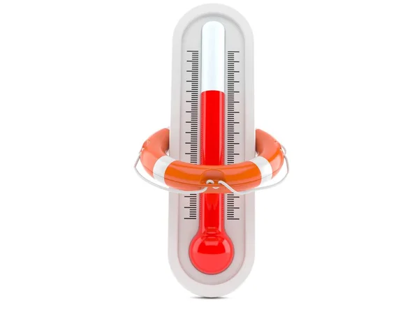 Σημαδούρα ζωής με θερμόμετρο — Φωτογραφία Αρχείου