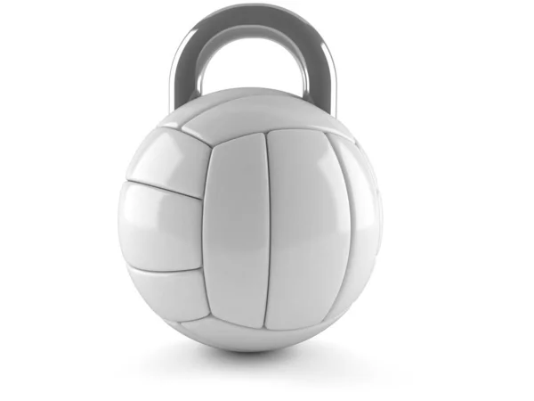 Volleyball padlock concept — Stock Photo, Image