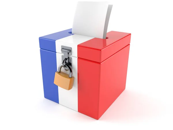 法国全民投票概念 — 图库照片