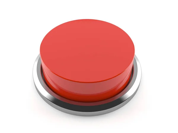 Czerwony przycisk — Zdjęcie stockowe