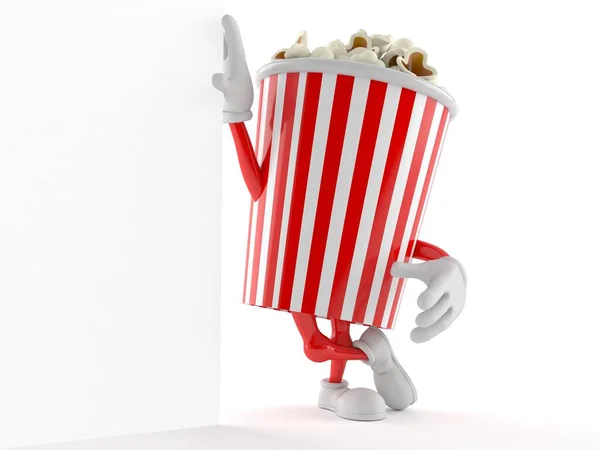Popcorn znak — Stock fotografie