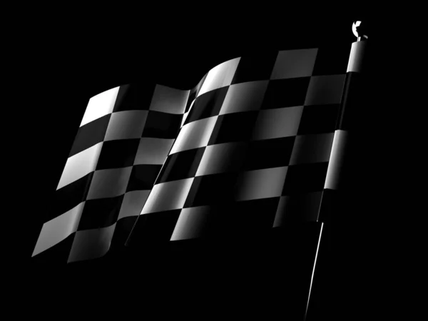 Race zászló — Stock Fotó