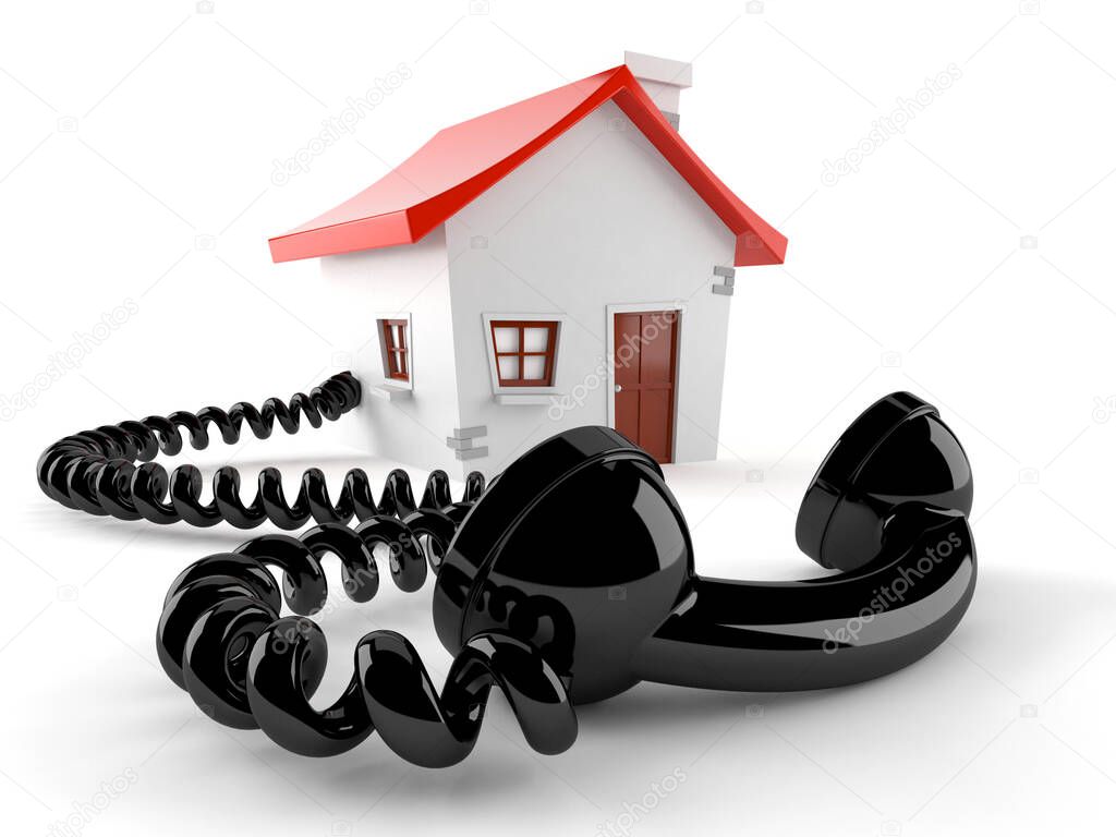 House with handset
