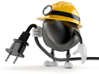 Elektrik prizli madenci karakteri